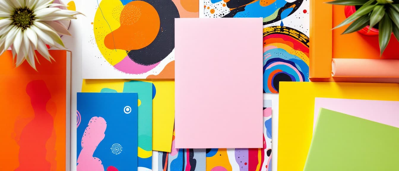 Vibrant creative print work — art prints, zines, and portfolio books for NYC agencies