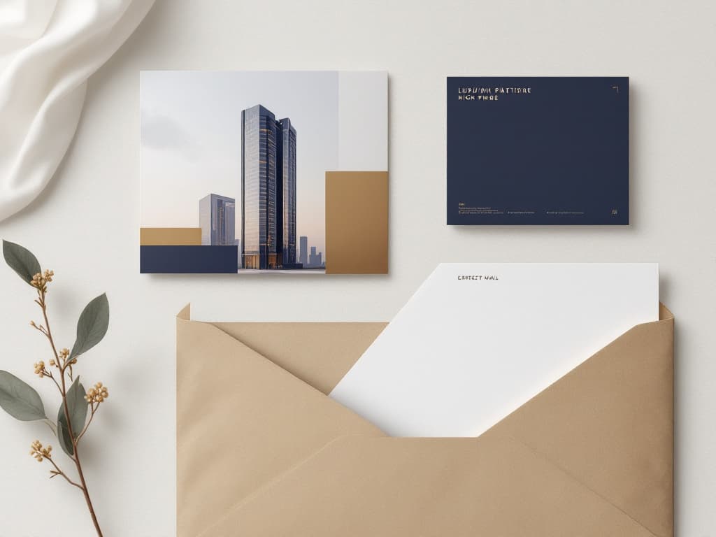 Luxury property direct-mail postcards and folded mailers for NYC real estate