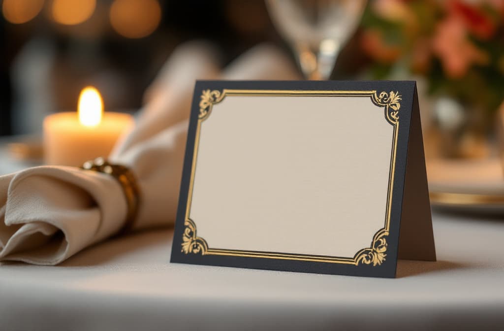 Table Tents for restaurants and hotels — VSL Print NYC