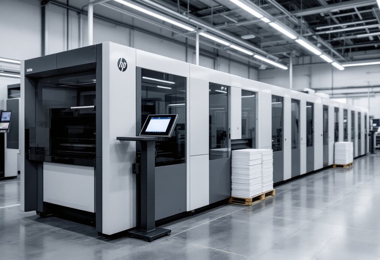Modern digital production press at VSL Print NYC