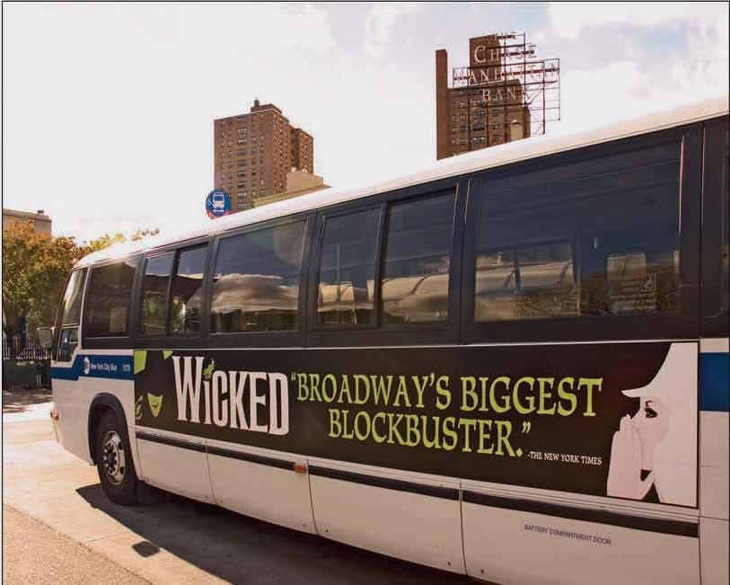 Wicked Bus Wrap - Wicked - VSL Print Portfolio