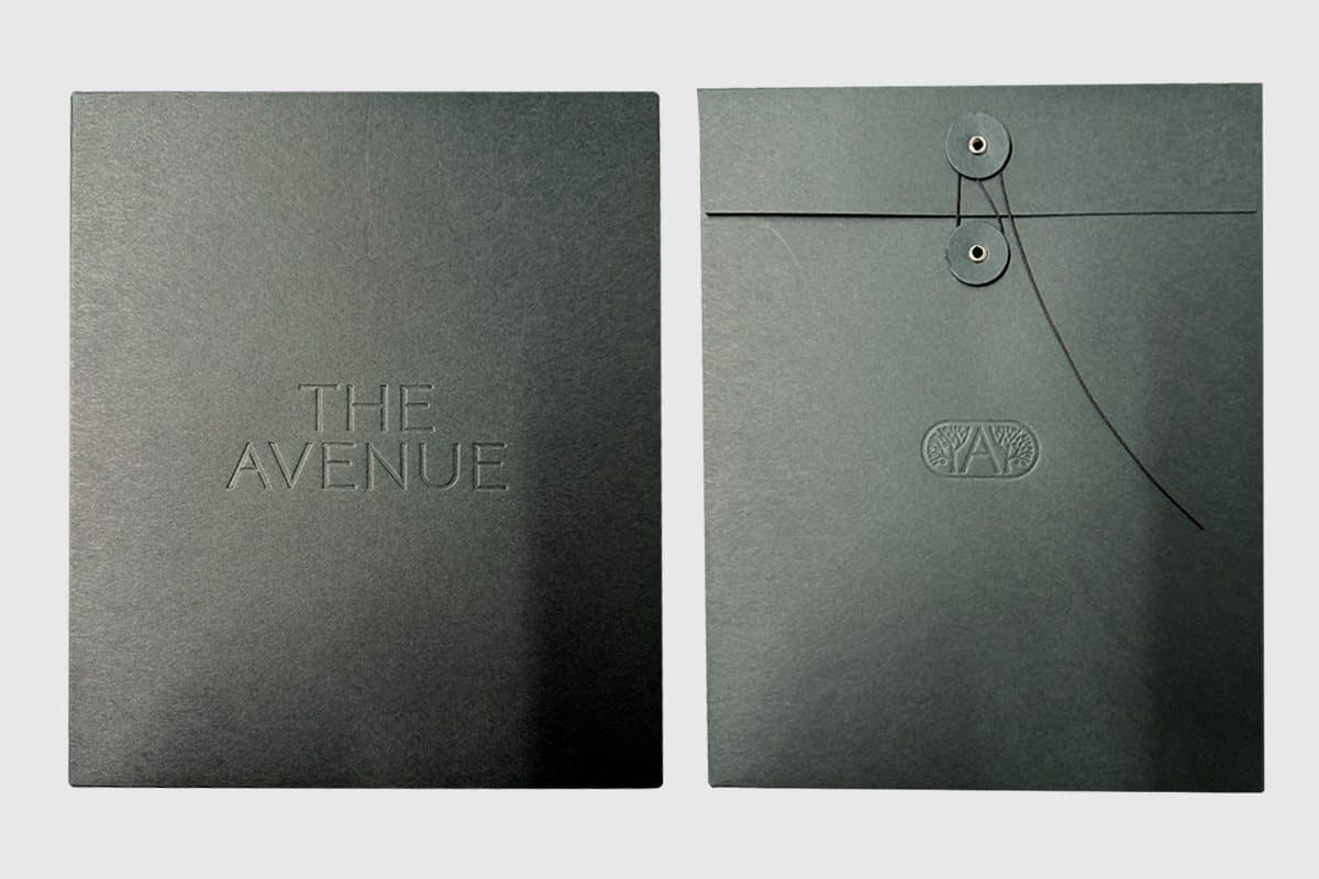 The Avenue Presentation Folio - The Avenue - VSL Print Portfolio