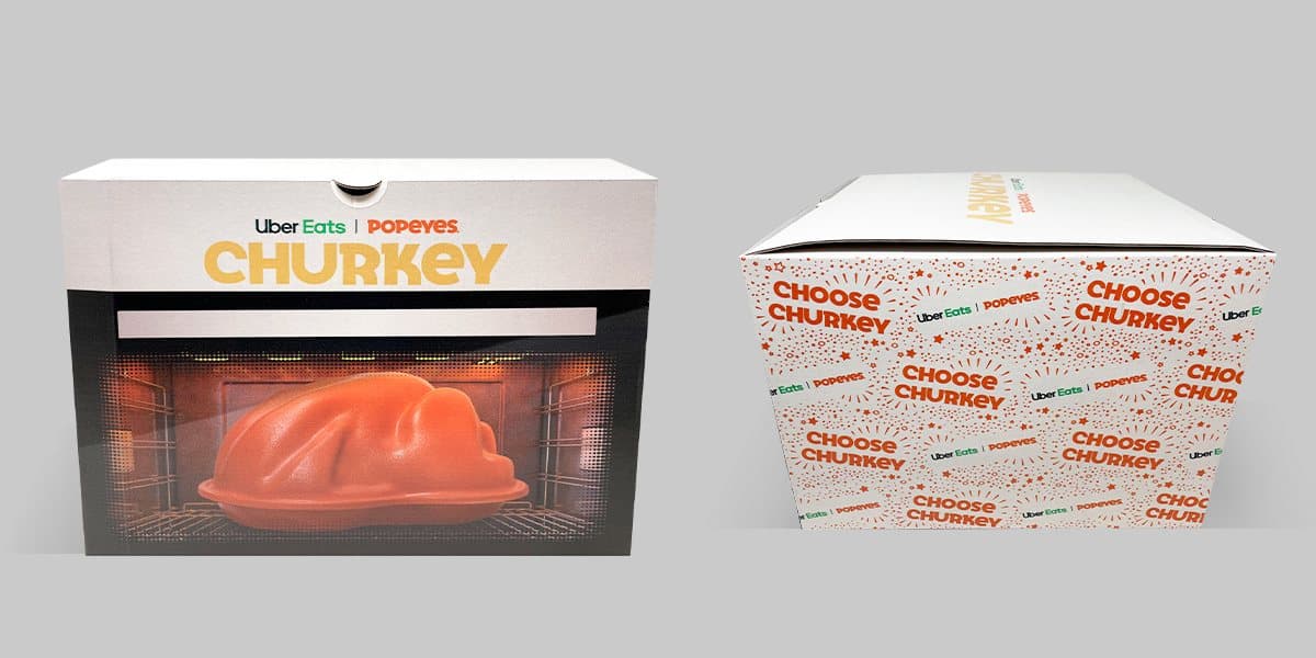 Churkey Display Box - Uber Eats × Popeyes - VSL Print Portfolio