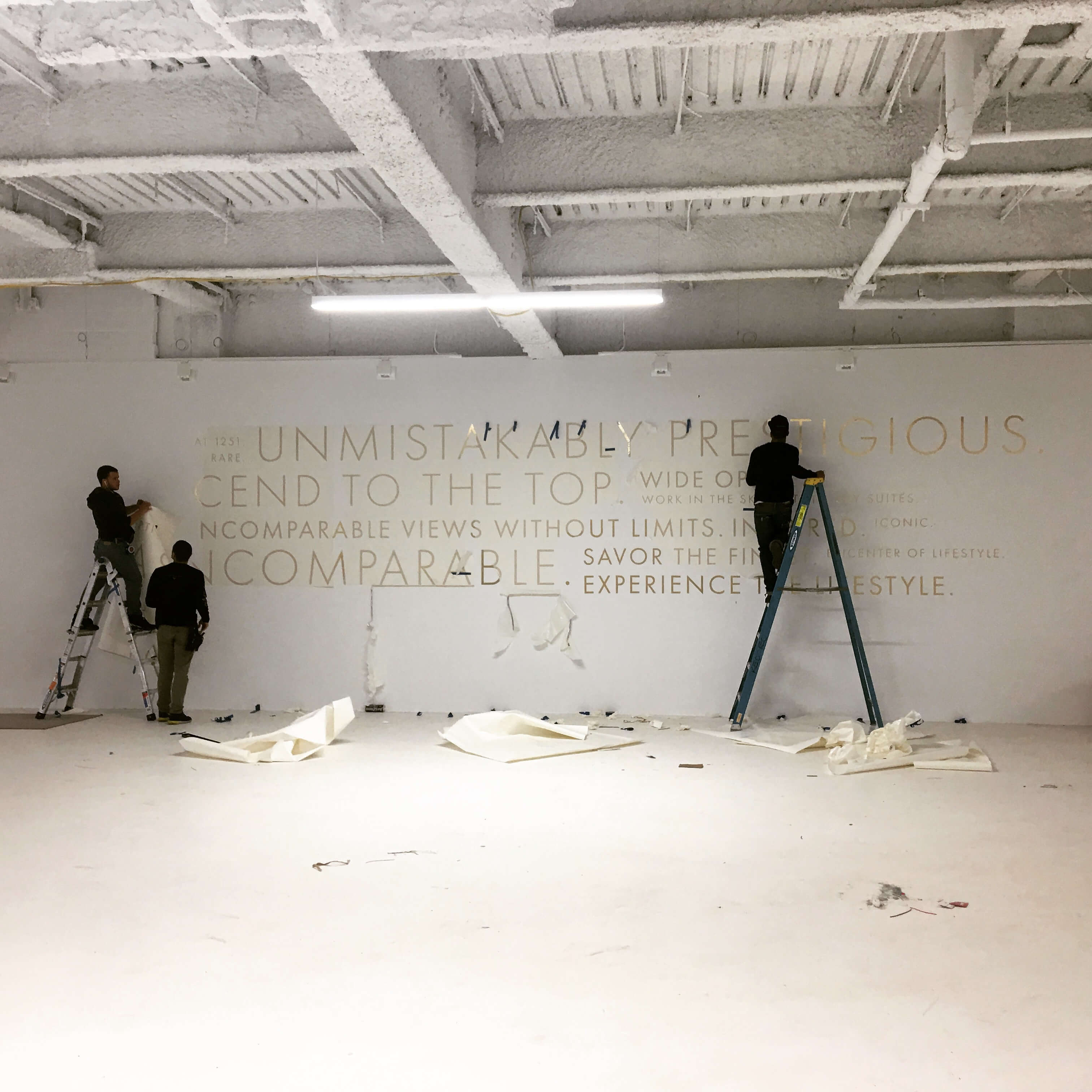 Cad Cut Graphic Installation